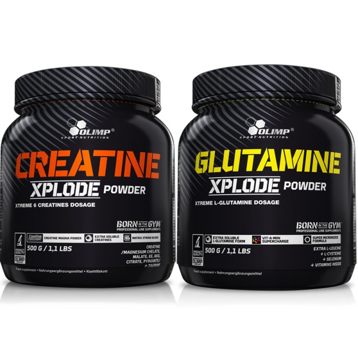 Olimp - Kreatyna Xplode + Glutamina Xplode