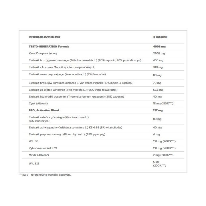 Olimp T-100 120k | BOOSTER TESTOSTERONU TESTO