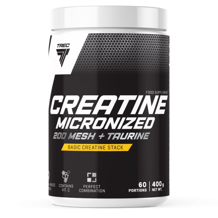 Trec | Creatine Micronized 200 Mesh + Taurine 400g | Najlepsze Mono