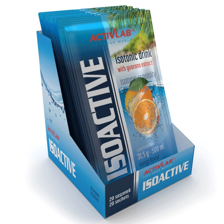 Activlab Iso Active 20saszetek 31,5g | Skuteczny Izotonik w saszetkach