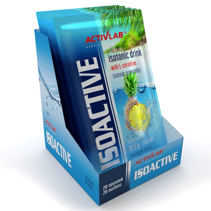 Activlab Iso Active 20saszetek 31,5g | Skuteczny Izotonik w saszetkach
