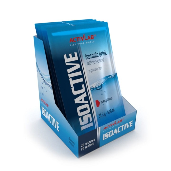 Activlab Iso Active 20saszetek 31,5g | Skuteczny Izotonik w saszetkach