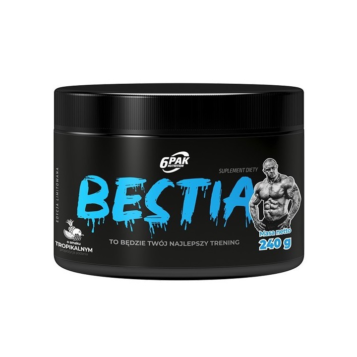 6PAK Bestia Pre-Workout 240g