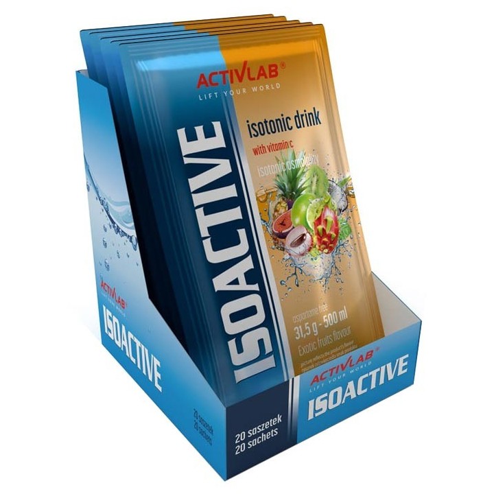 Activlab Iso Active 20saszetek 31,5g | Skuteczny Izotonik w saszetkach