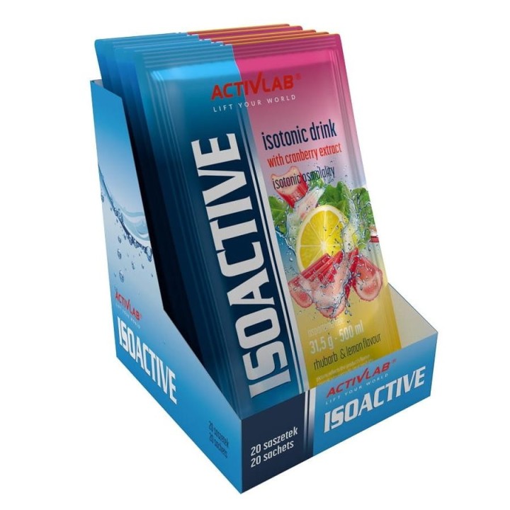 Activlab Iso Active 20saszetek 31,5g | Skuteczny Izotonik w saszetkach