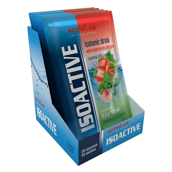 Activlab Iso Active 20saszetek 31,5g | Skuteczny Izotonik w saszetkach