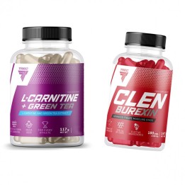 Trec - Clenburexin 180k + L-Carnitine Green Tea 180k