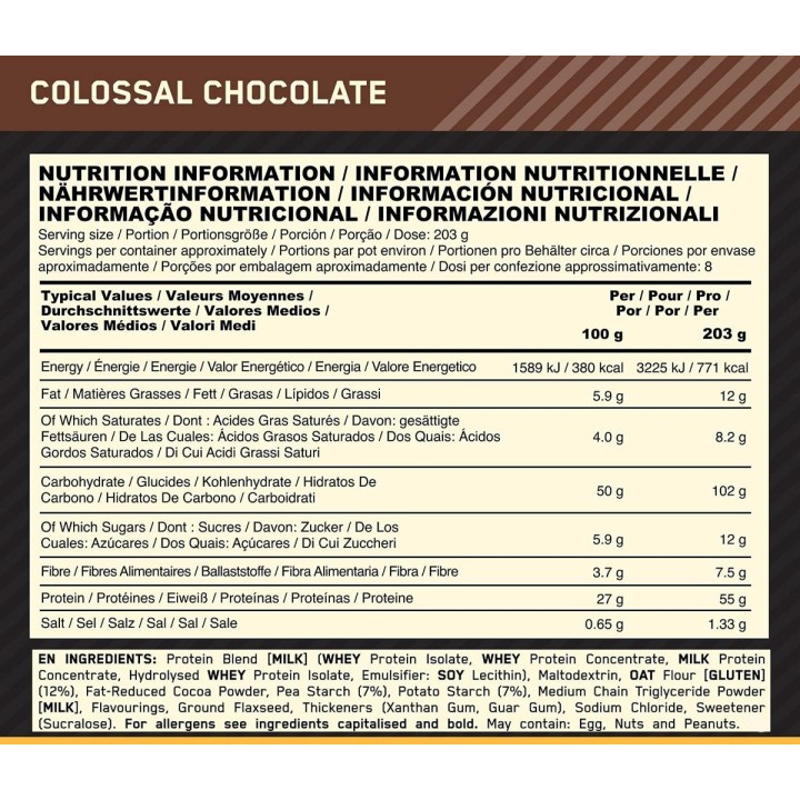 Optimum Nutrition Gold Standard Gainer 1620g