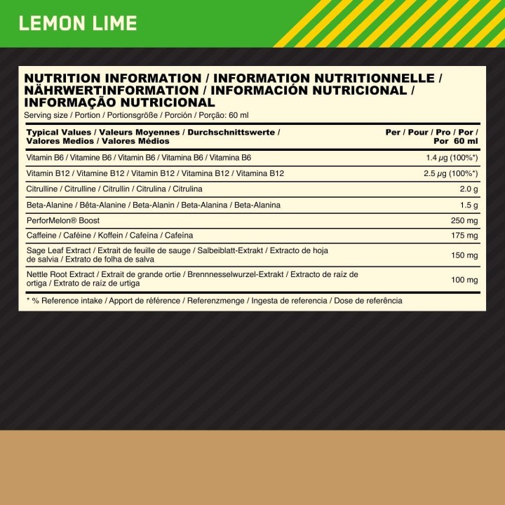 Optimum Nutrition Gold Standard Pre Workout Shot