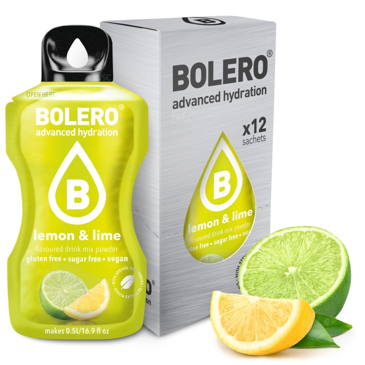 Bolero Sticks | Elektrolity Bez Cukru | Słodzone Stewią | 12 Saszetek