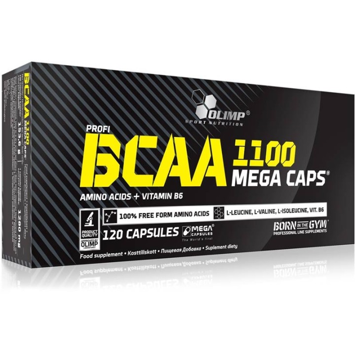Olimp - BCAA Mega Capsules 1100mg - 120kaps.
