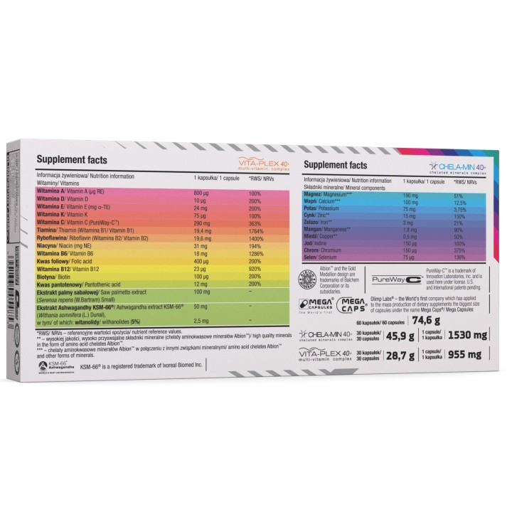 Olimp Vita-Min Multiple  Sport 40+ 60kaps