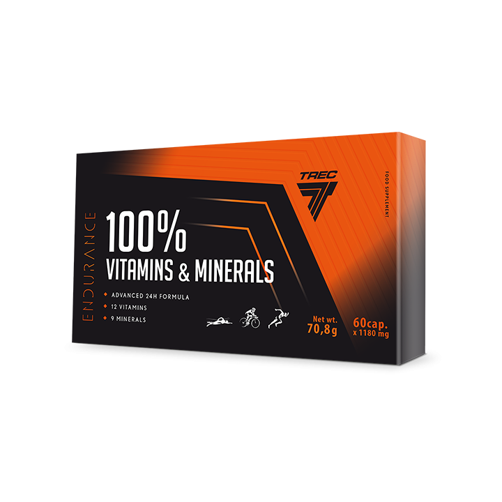 Trec 100% Vitamins & Minerals Endurance | 60 kaps