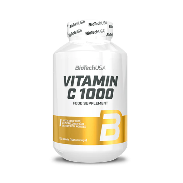 Biotech Vitamin C 1000 Bioflawonoidy 100 tabletek | Witamina C