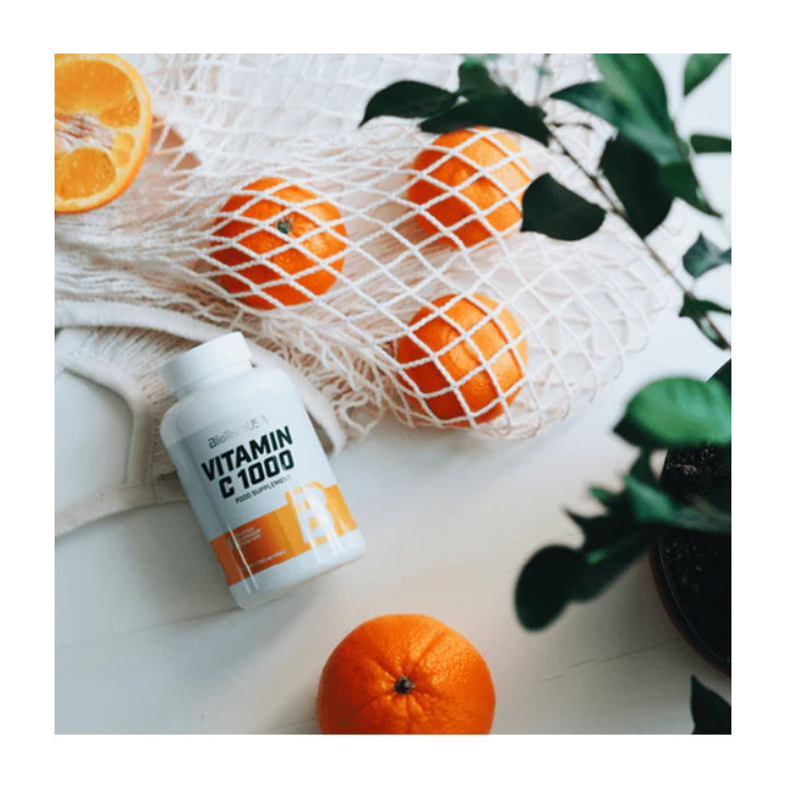 Biotech Vitamin C 1000 Bioflawonoidy 100 tabletek | Witamina C