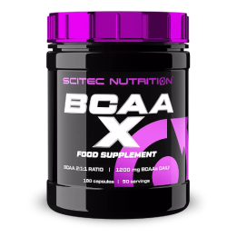 Scitec BCAA-X 180 kapsułek | Aminokwasy BCAA