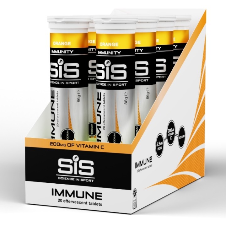 SiS Science in Sport Immune 20x4,3g | Izotonik z witaminą C | Odporność i nawodnienie