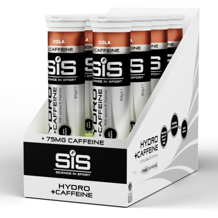 SiS Science in Sport HYDRO + caffeine 20 tabletek musujących z kofeiną  | iZOTONIK
