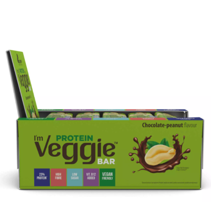 Olimp I'm Veggie Protein Bar - 25 x 50 g | Wegański baton proteinowy