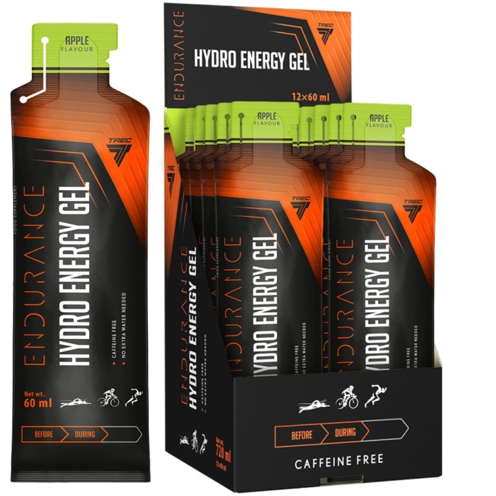 Trec Hydro Energy Gel 12x60g | Żel energetyczny z minerałami