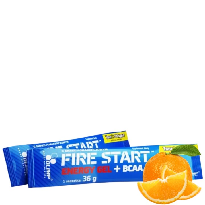 Olimp Fire Start + BCAA 36g | Żel energetyczny