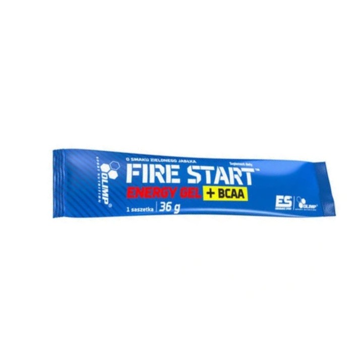 Olimp Fire Start + BCAA 20x36g | Żel energetyczny