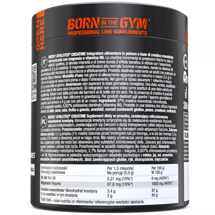 Olimp Rocky Athletes Creatine 200g