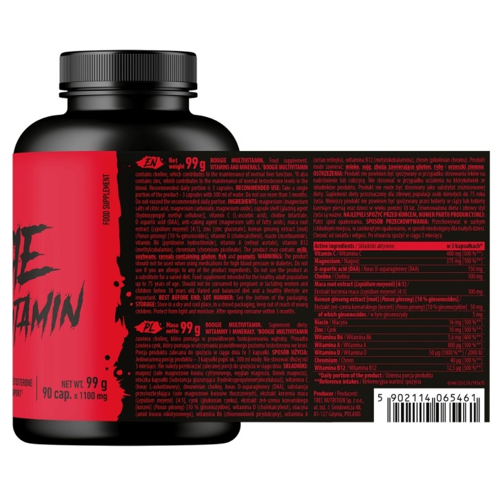 Trec Boogie Multivitamin 90 kaps. Boogieman