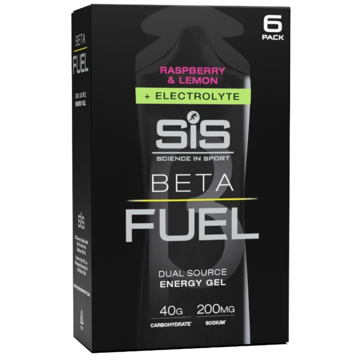SIS BETA FUEL GEL+ Electrolyte – Malina & Cytryna 60 ml