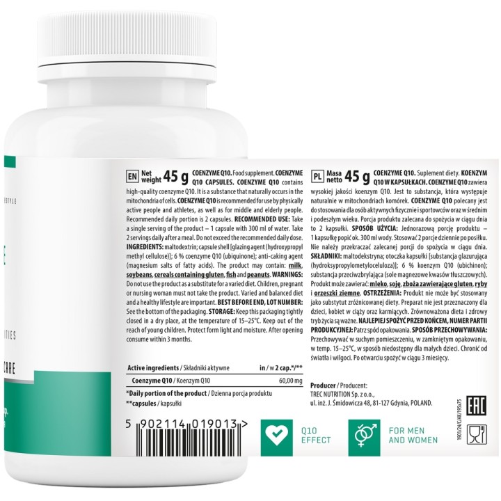 Essensey Koenzym Q10 Ubichinon 90 kapsułek