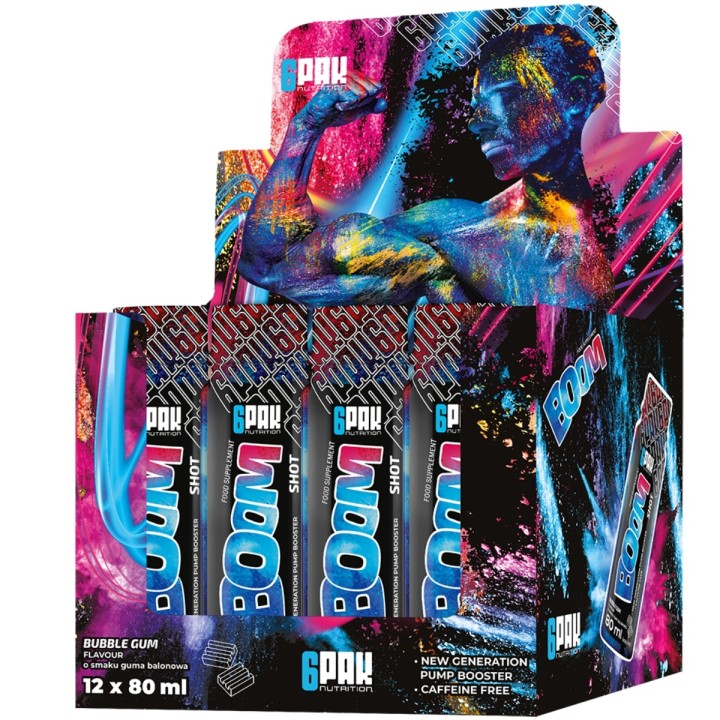6PAK Nutrition Boom Shot Przedtreningowy 80 ml