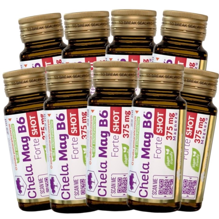 Olimp - Chela Mag B6 Forte Shot 9x 25ml | MAGNEZ W SZOCIE