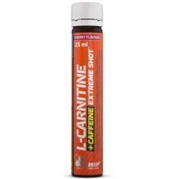 Olimp L-Carnitine + Caffeine Extreme Shot - 25 ml | smak wiśniowy
