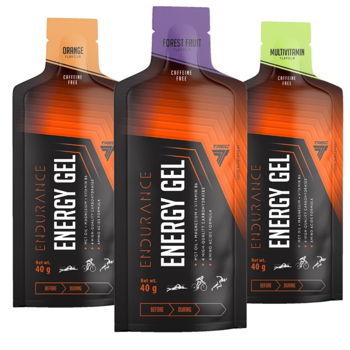 Trec Energy Gel Endurance 40 g | Żel energetyczny bez kofeiny