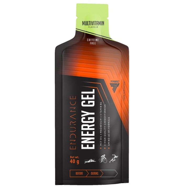 Trec Energy Gel Endurance 40 g | Żel energetyczny bez kofeiny