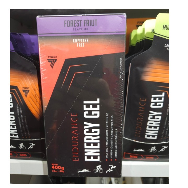 Trec Energy Gel Endurance 40 g | Żel energetyczny bez kofeiny