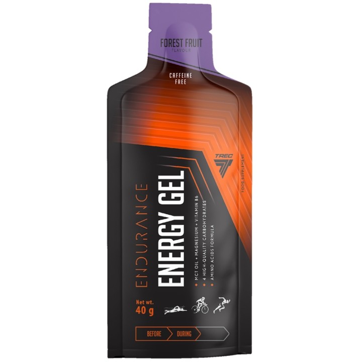 Trec Energy Gel Endurance 40 g | Żel energetyczny bez kofeiny