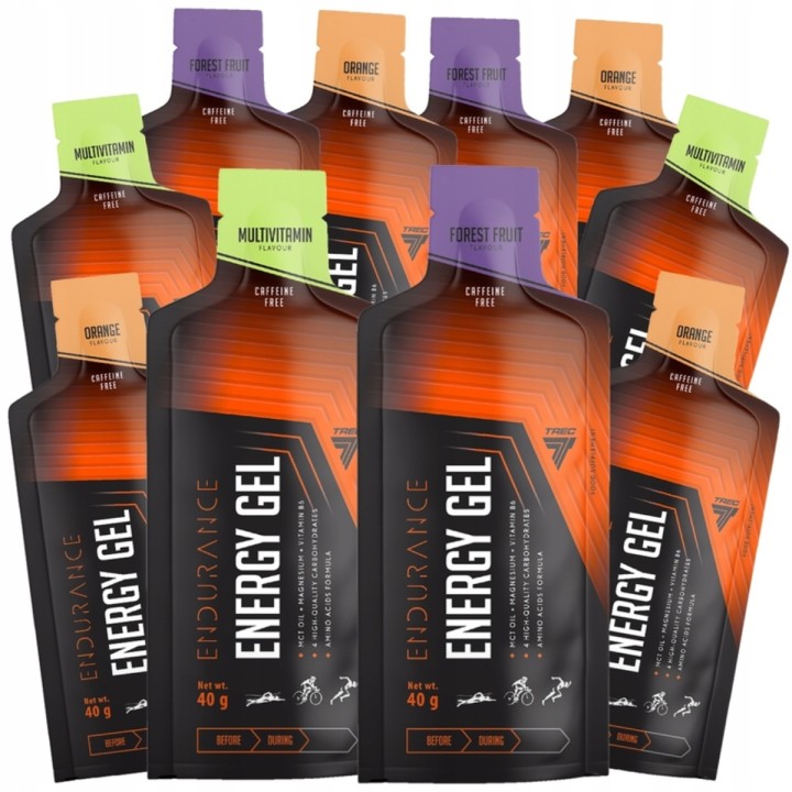 Trec Energy Gel Endurance 40 g | Żel energetyczny bez kofeiny