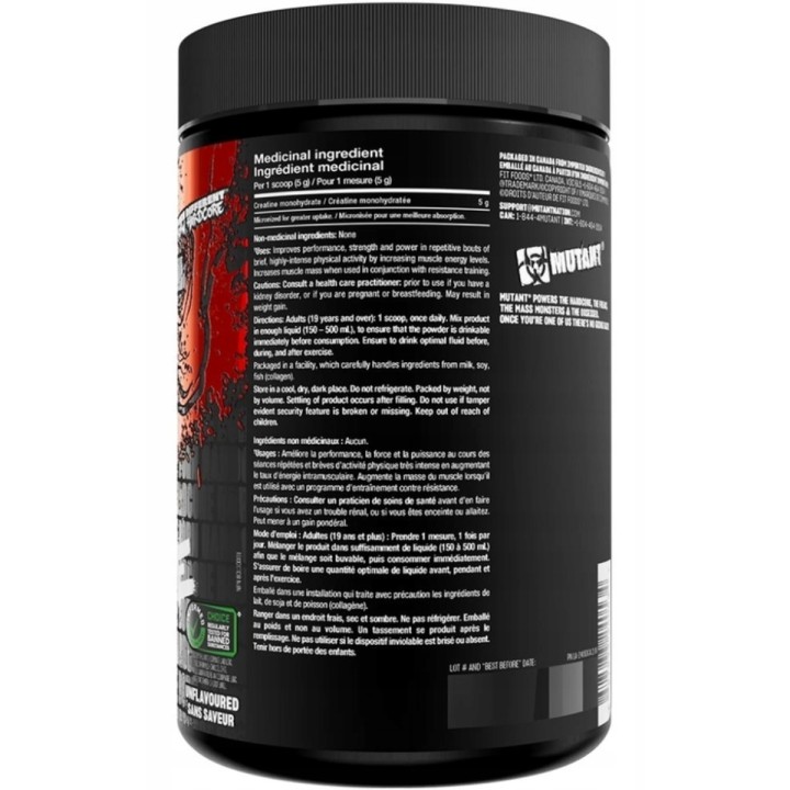 Mutant Creatine Monohydrate- 300g